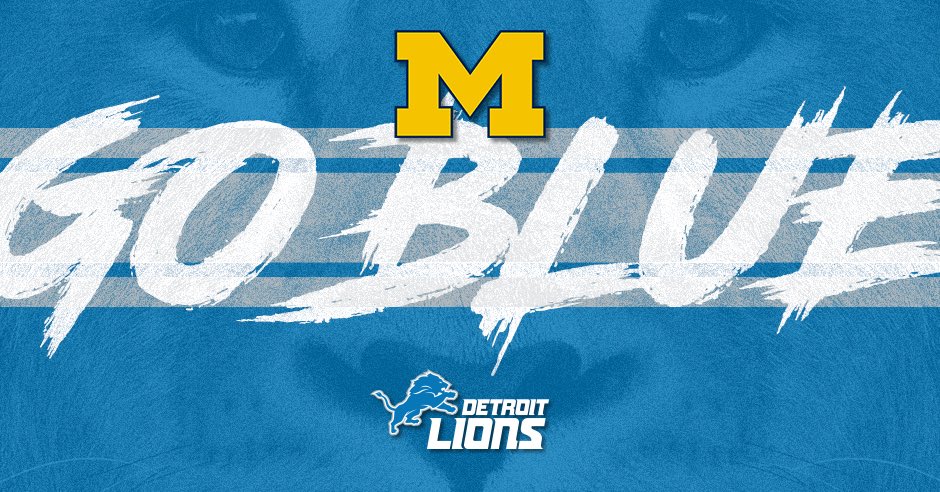 Lions's tweet photo. Good luck tonight @umichbball! 〽️#GoBlue https://t.co/aadUplHBfL