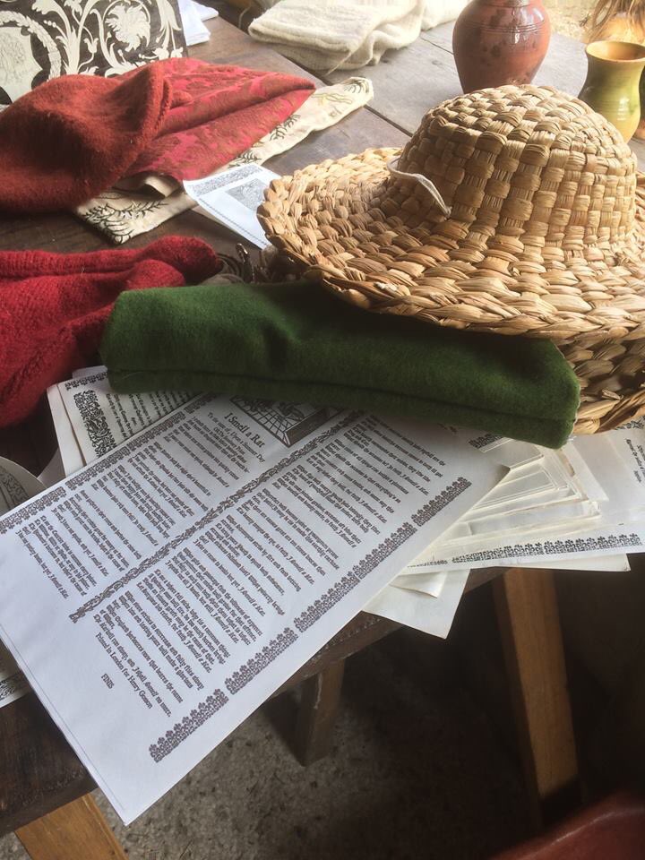 Some of our members are <a href="/WealddownMuseum/">Weald & Downland Living Museum</a>. It may be cold but we are having fun! #tudormarket #tudors