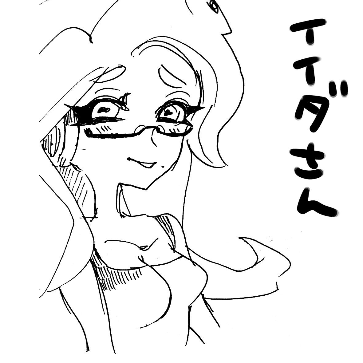 ふだん、はこのような絵を描いてます 