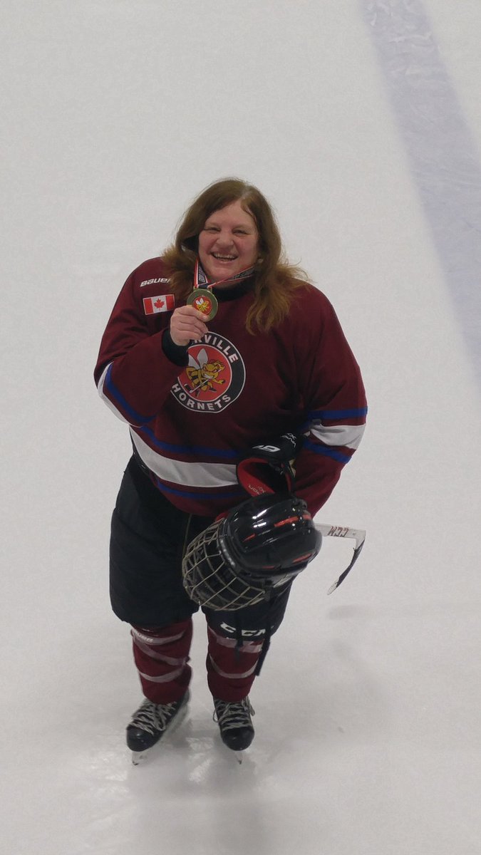 WildHeartsWC's tweet photo. When we're not riding hard we're playing hard. Here's a champ Blades #sisterson2wheels #playhard #hockeylife #bikelife #WHWC #support238 #sistersforlife https://t.co/YYSL2z3k9w