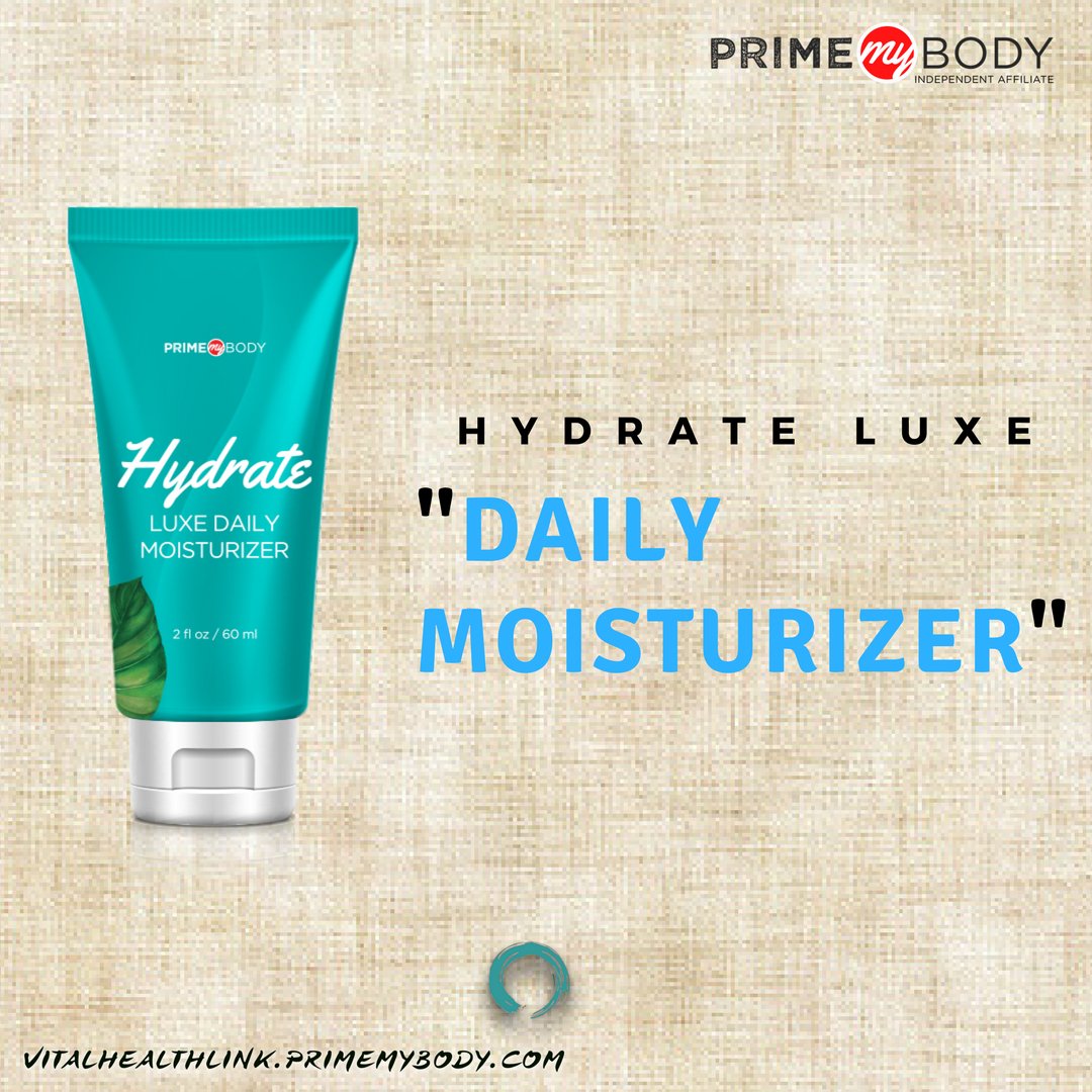 All the people are not good with the non-bio materials. Are you one of them? If you are and want to keep your skin moisturized all the time, give a chance to our Hydrate Luxe Daily Moisturizer! It won't disappoint you.
bit.ly/2sUuV8z   
#primemybody  #herblife #herbs