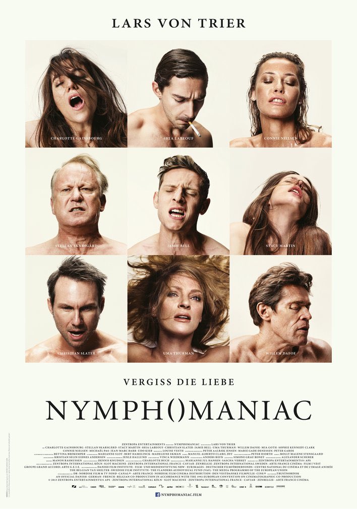 Nymphomaniac:Both Volumes I and II are currently on Netflix. Really wild, controversial Lars von Trier films where a female sex addict recounts the tales of her sexual history and how it began. Also not for the faint of heart. International films, but they’re in English.