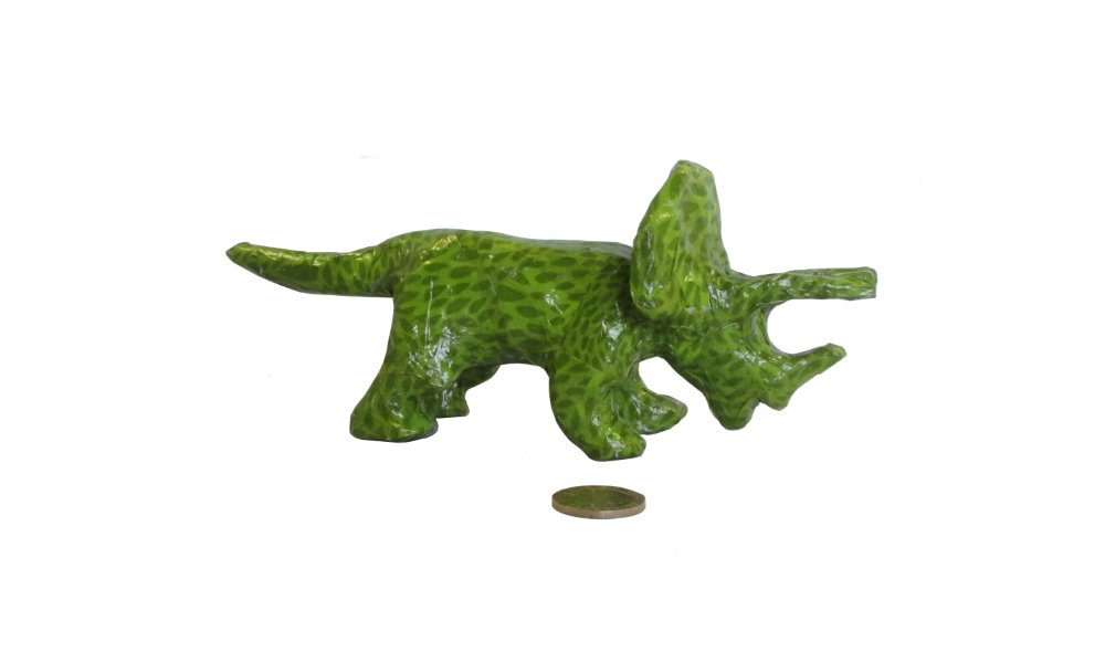 New today: Green Spotty Triceratops, Dinosaur Ornament, Dinosaur Mad Gift, Horned Dinosaur Figurine, Frilled Dinosaur Figure, Boys Room Decor etsy.me/2H3LB12 via <a href="/Etsy/">Etsy</a>