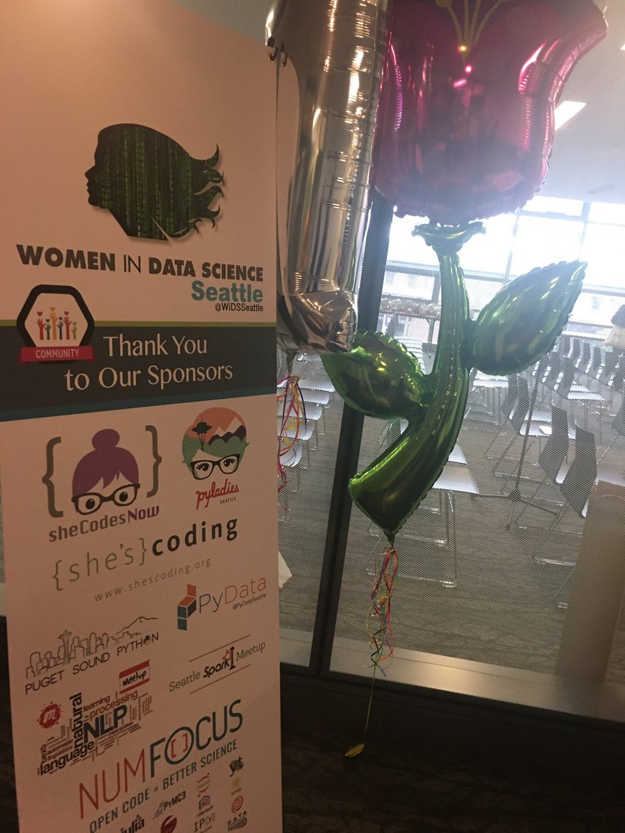 WiDSSeattle's tweet photo. Our organizers of the first ever Women in Data Science #Seattle💕#WiDSSeattle💐🌸🌺We are at @UW🎉The inaugural Seattle event! 🌸Thank you @bpcs_tech @Microsoft @textio @thisismetis @awscloud @amazon @Beyondsoft_US @TMobile @uwescience @WiDS_Conference @NumFOCUS @PyLadiesSEA https://t.co/YdMb5tymSB