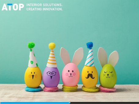 Ons team wenst u alvast fijne Paasdagen! #interieur #creatief