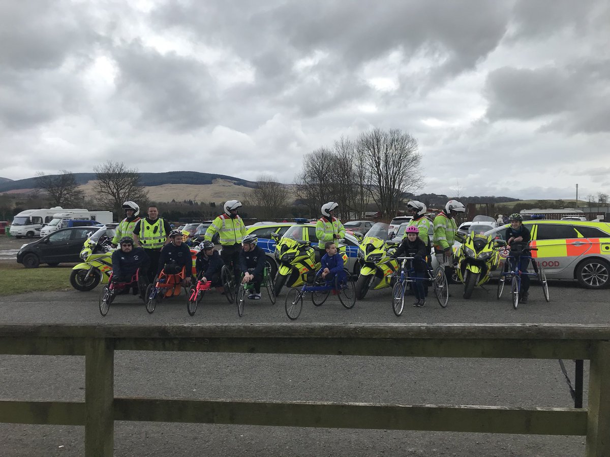 AnnanEskdPolice's tweet photo. The Shelby Watson Charity event took place between #Johnstonebridge and #Moffat today. Dumfries &amp; Galloway Blood Bike team and Police worked together to ensure the participants remained safe. Well done to everyone involved! https://t.co/5nPkvdDO1E