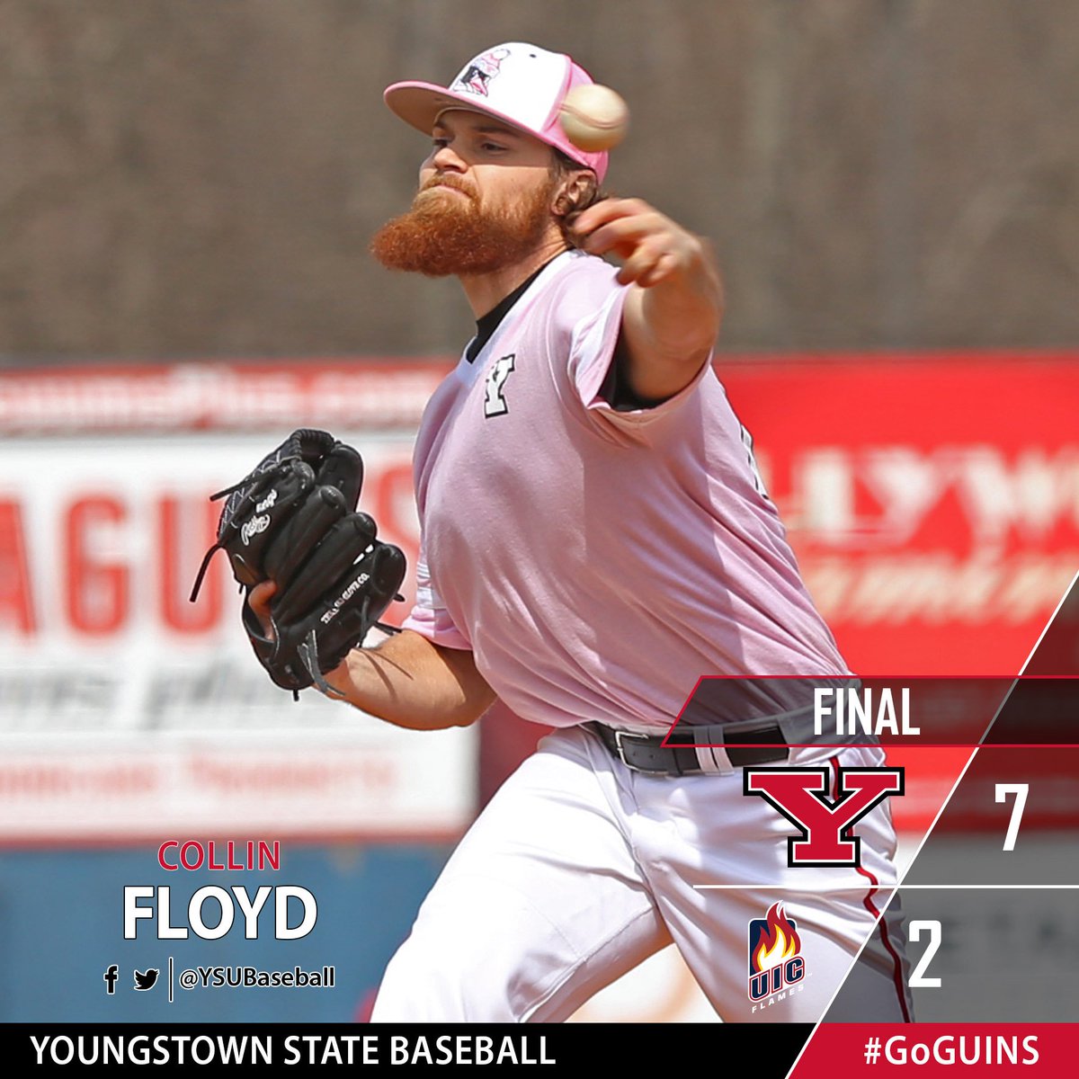Final | YSU 7, UIC 2

Austin Butler closes it out as the Penguins earn the series win and go to 5-3 in Horizon League play. Collin Floyd picks up the win after an impressive outing.

#GoGuins 🐧 #ChangeYourBest