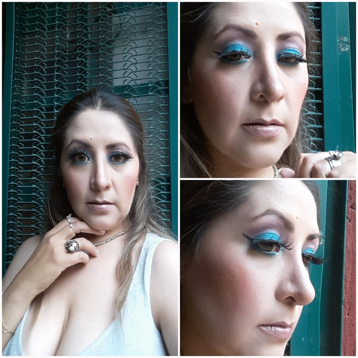 gina_superstars's tweet image. Look fresco turquesa, lo pueden ver en mi canal
#lookfresco #maquillajeprimaveralturquesa #maquillandomeconbissu #flormar