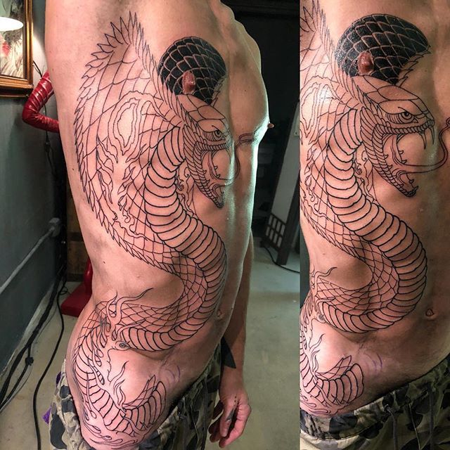Colored Japanese Tattoo On Left Half Sleeve by Chris Nunez