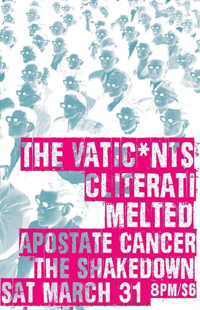 AmiLawless's tweet photo. Tonight March 31st CLITERATI brings  the crusty d-beat down to Bellingham WA com shake yr arse #cliterati #crust #queercrust #hardcore #punk #pdxpunk #dbeat #dbeatdown #diymusic #cliteratitour #fsu #pnwpunk #tankcrimes #bellingham #bellinghampunk #theshakedown https://t.co/nIBgMuMN57