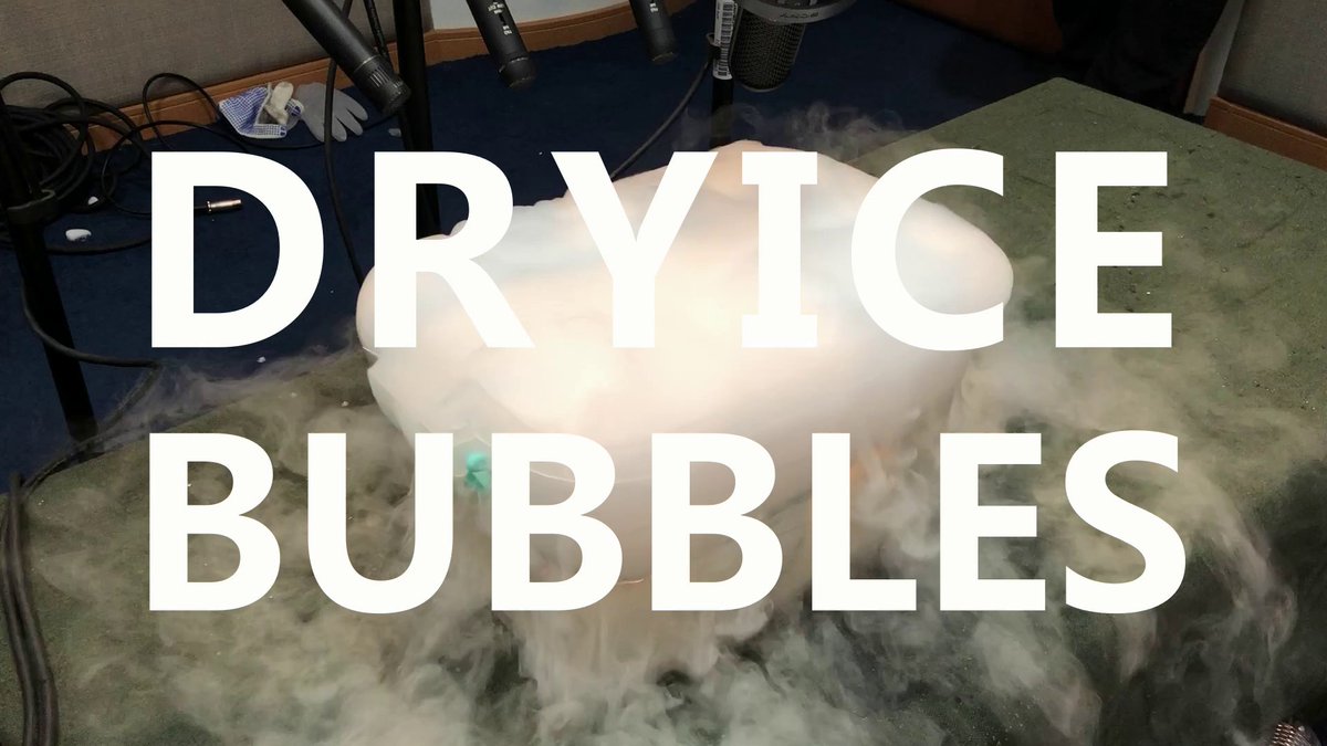 SounDoer's tweet photo. Recorded clean bubbles sound when putting dry ice into water. https://t.co/zmN5WShK3f https://t.co/QO4MRNluQr