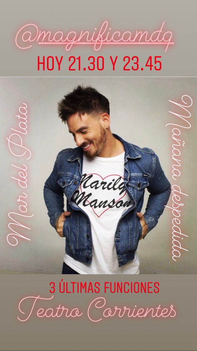 #MAGNIFICA #MDQ 

<a href="/MagnificaMDQ/">Magnifica</a> 
<a href="/Carmen_LaLeona/">Carmen Luz Barbieri</a> 
<a href="/balfederico/">Federico Bal</a> 
<a href="/luisaalbinoni/">Luisa Albinoni</a> 
<a href="/valearchimo/">Valeria Archimo</a>
<a href="/CharlyGArtista/">Charly G</a> 

#mardelplata #semanasanta #pascua #findexl #findesemana #findexxl