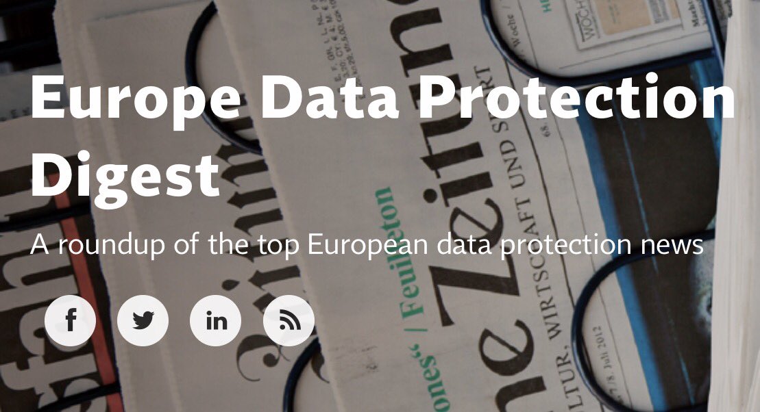 Paul Jordan (@pjordan_10) on Twitter photo The weekly #IAPP Europe #dataprotection Digest is out, keep on top of 🇪🇺 #privacy news here! #dataprivacy #GDPR iapp.org/news/a/notes-f… via <a href="/DailyDashboard/">IAPP Daily Dashboard</a> The weekly #IAPP Europe #dataprotection Digest is out, keep on top of 🇪🇺 #privacy news here! #dataprivacy #GDPR iapp.org/news/a/notes-f… via <a href="/DailyDashboard/">IAPP Daily Dashboard</a>