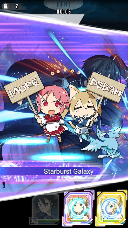 Mark_MAJIC's tweet photo. @saomd_gameinfo Here some of the photos of "More Deban". https://t.co/nowqqsDLY7