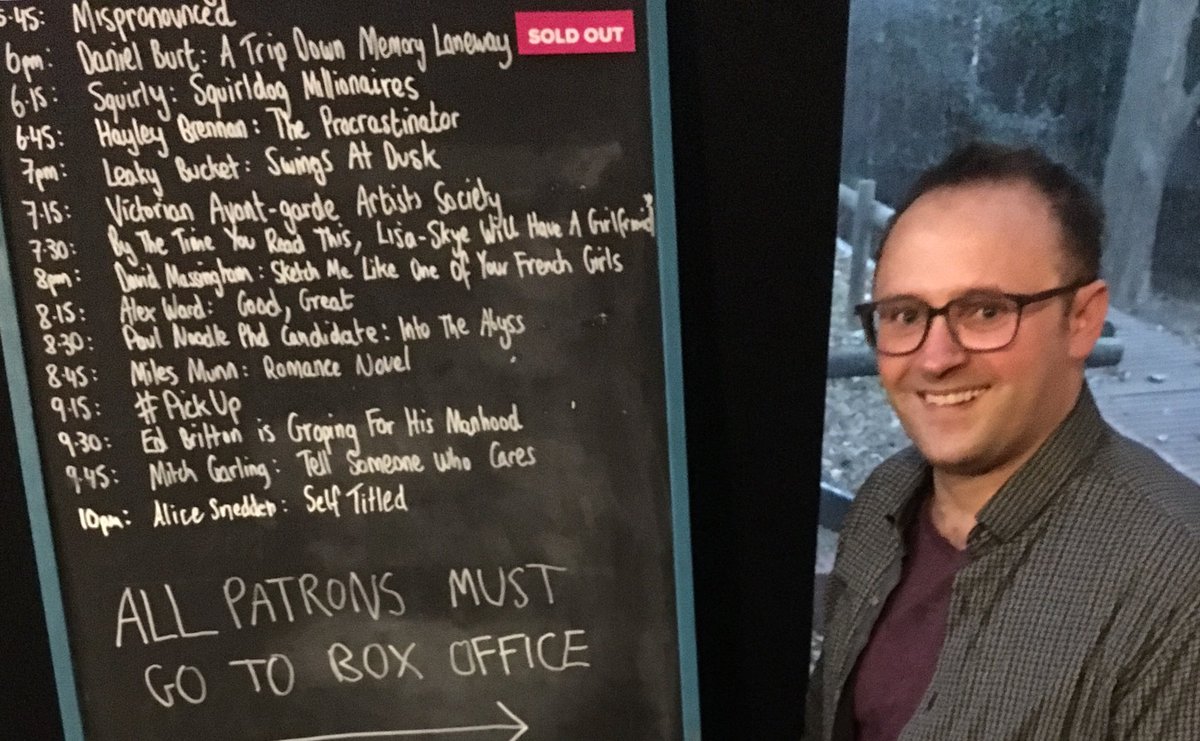 Last night was sold out but if you want to save more than daylight enter 'EASTER' at online check out for 2 for 1 tickets until Easter Monday; it's arguably what Jesus would have wanted. #MICF