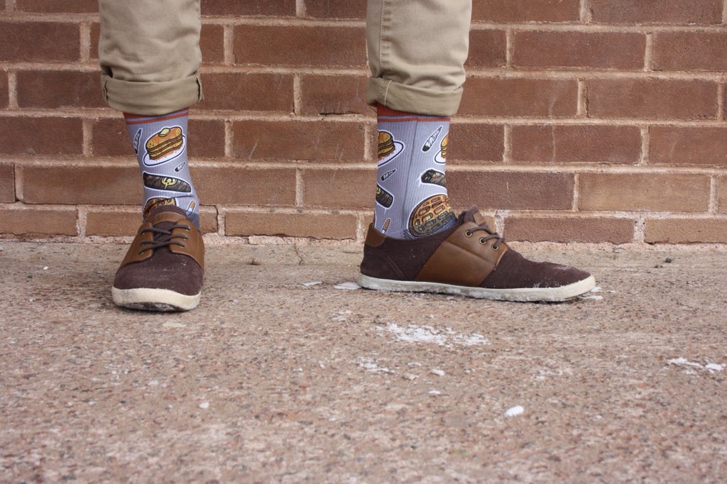 awkosockco's tweet photo. Already had two @PEIBurgerLove burgers. The only thing that will fit me after this month are these socks... #awkosockco #pei #etsy https://t.co/Jahd3ZqCTR