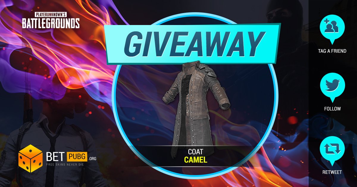 betcsgoorg's tweet photo. ⚡️ 24 HOUR PUBG FLASH GIVEAWAY! ⚡️

To Enter:
✅ Retweet
✅ Visit BetPUBG: https://t.co/YSeULKhwrt
✅ Follow: @betcsgoorg
✅ Tag a friend
✅ Turn on our Twitter notifications

#PUBGGiveaway #PUBG #pubgskins #PUBGGambling https://t.co/tAPJm4aOvj