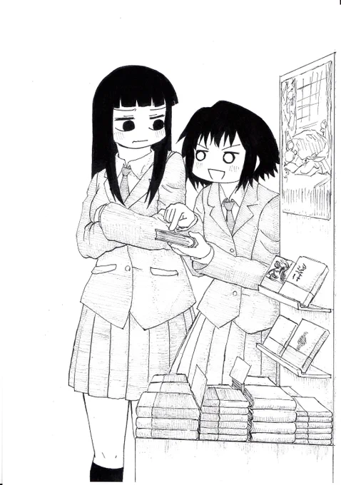 多分一番はじめに描いたド嬢。このアカウントは一応あった。 