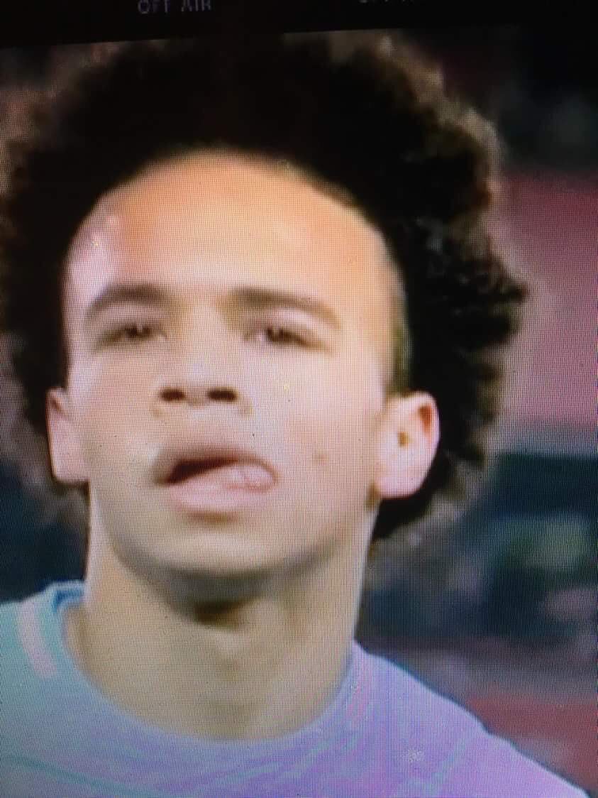 Ronaldo7RMFC's tweet photo. This lads the best young player in the world Sane > Mbappe https://t.co/RSYq79j2TJ
