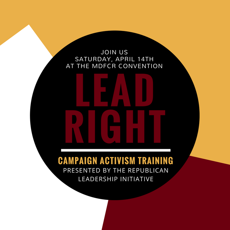 MDFCRs's tweet photo. Today, we are pleased to share that we will be hosting another Lead Right: Campaign Activism Training at our Spring Convention on Saturday, April 14th! There's no more important time to get involved with the Hogan Team - RSVP TODAY: https://t.co/t4G2UN10cH! https://t.co/q91EW8lsO8