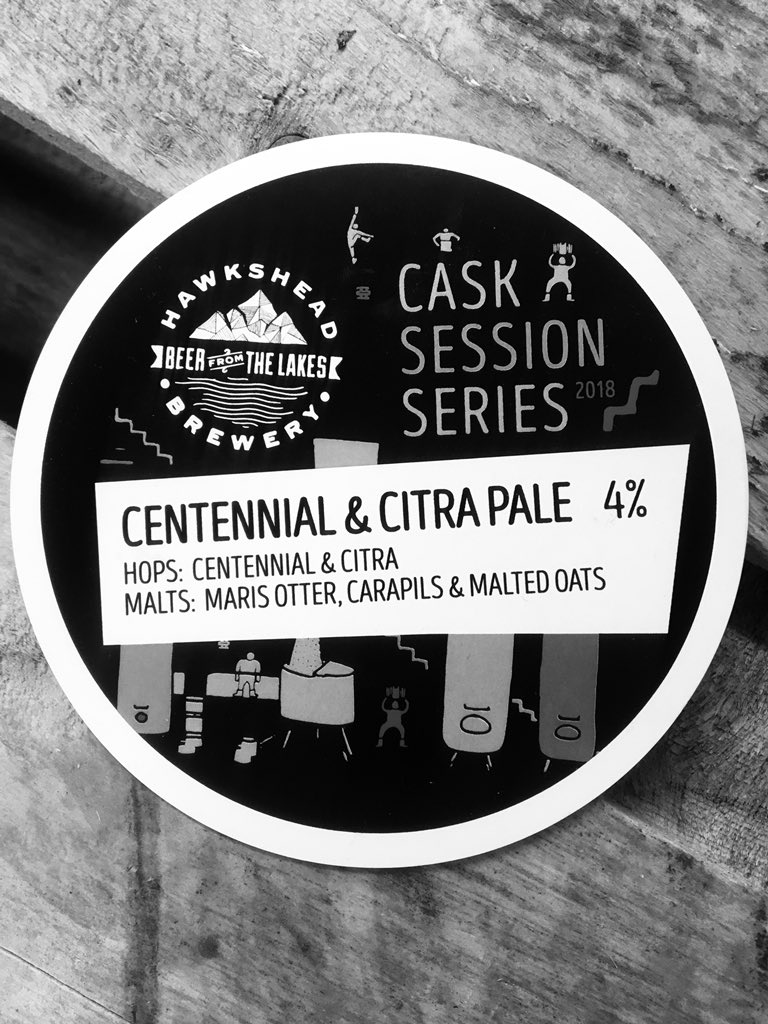 HawksheadTap's tweet photo. #new on tonight next in the #casksessionseries Centennial & citra pale #newbeer #craftbeer #hawshead #bankholidayweekend https://t.co/RiL0aMPHpE