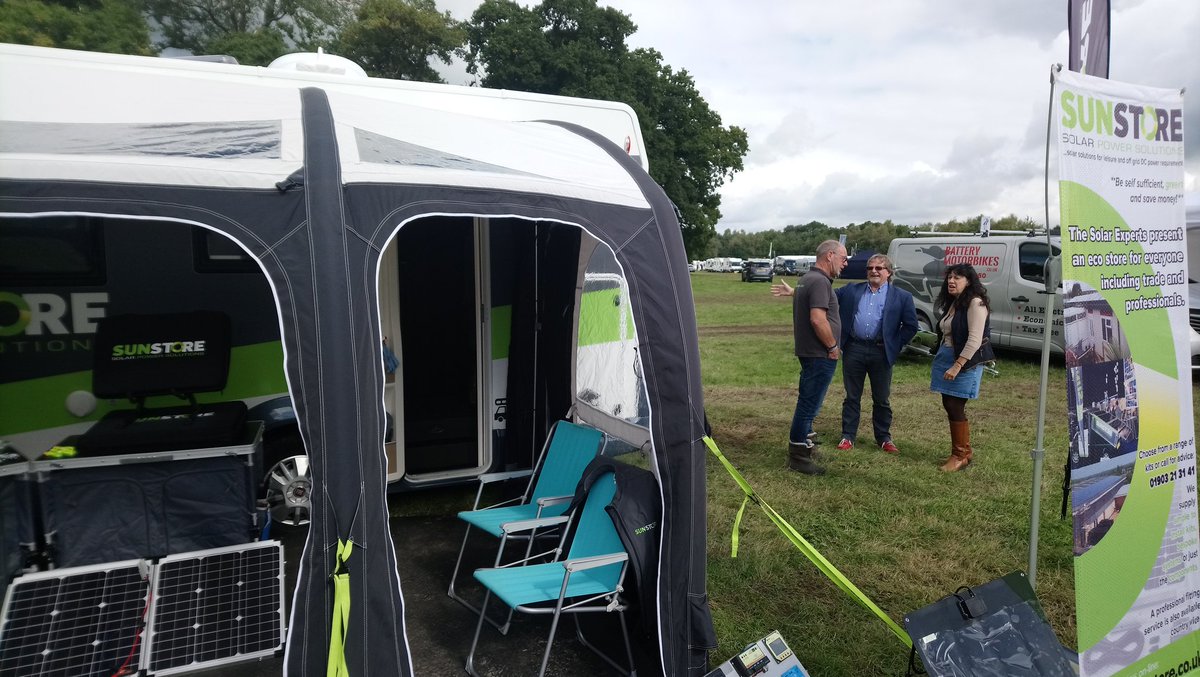 Sunstorehello's tweet image. Show season just around the corner: first stop The South Coast #Caravan and #Motorhome Show #Broadlands April 6-8 #Romsey @AppleTreeEX. Call the team to arrange your 12v #solarpv installation on site.