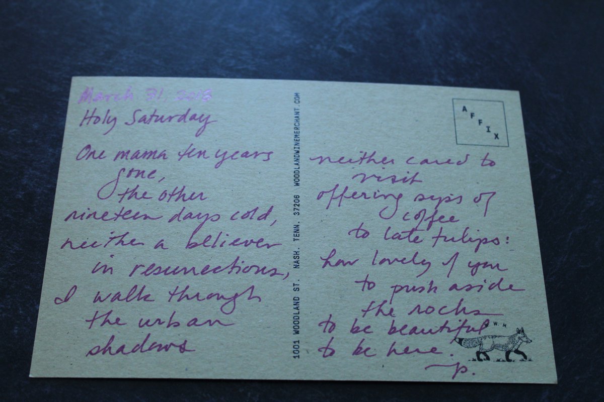 Holy Saturday poem by Peg Duthie