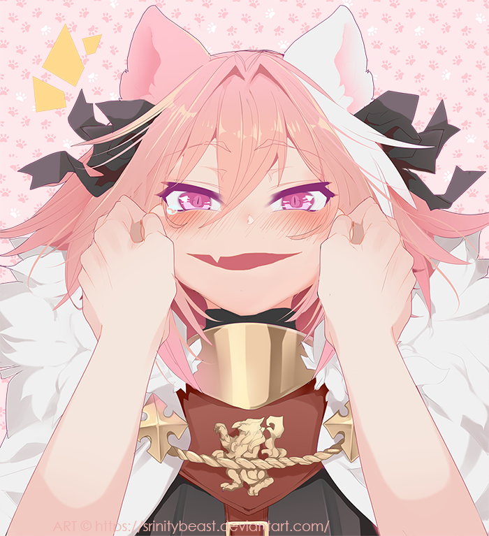 Srinitybeast's tweet photo. Astolfo kitty again I'm crying 😩💕🐾 https://t.co/hTfYp3vyPA