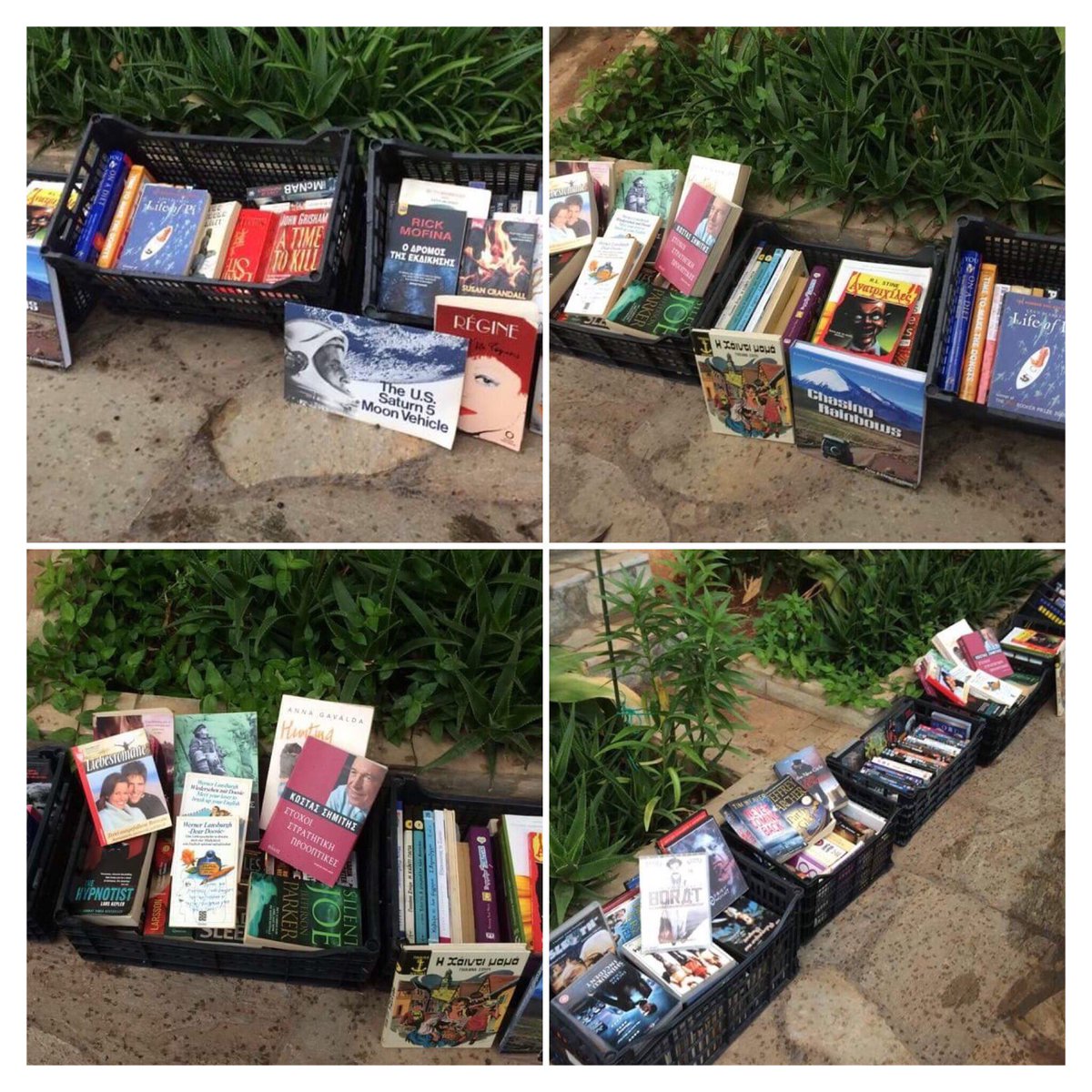 awogreece's tweet photo. Supporting #Pamemmazi at the #Hospital Agioi Anargyroi with the help of #CaritasAthens by donating books &amp; dvds #womenunite #tramawogreece #awayofgiving #awayofgrowing https://t.co/IHdr0ew8O3