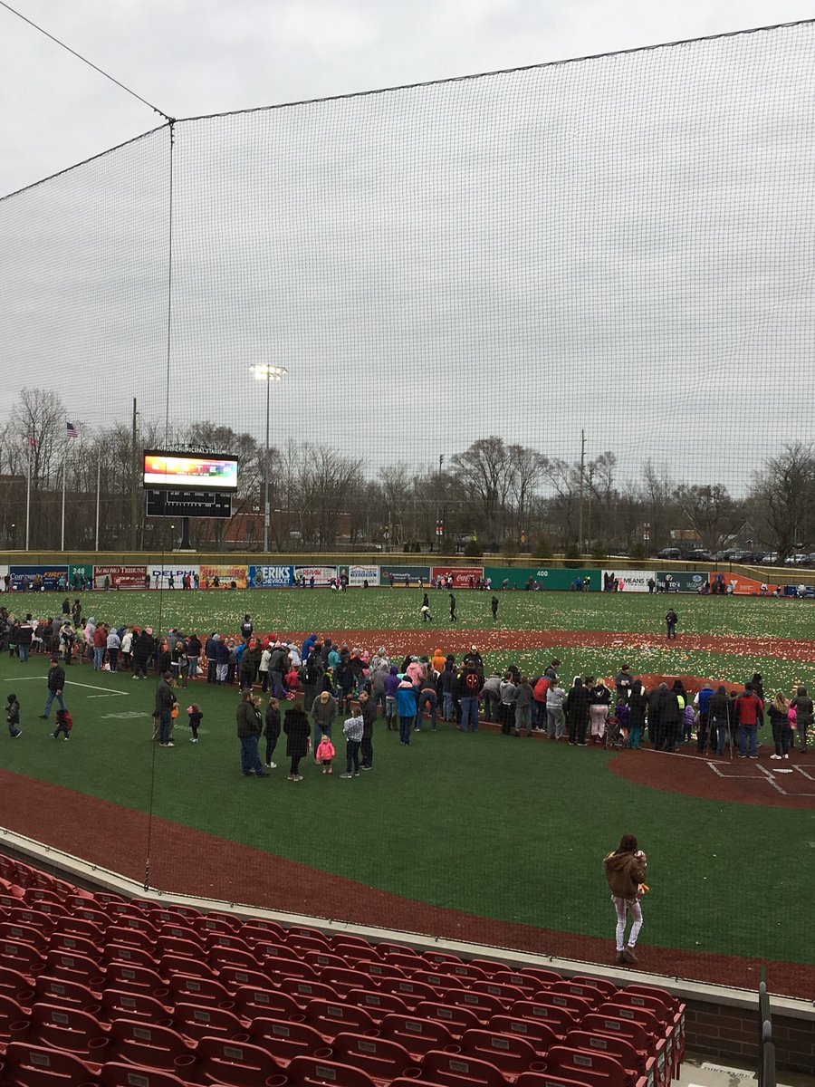 The cold , the wind and the dark clouds will not stop these skilled Easter Egg Hunters!  Thank you @OakbrookChurch