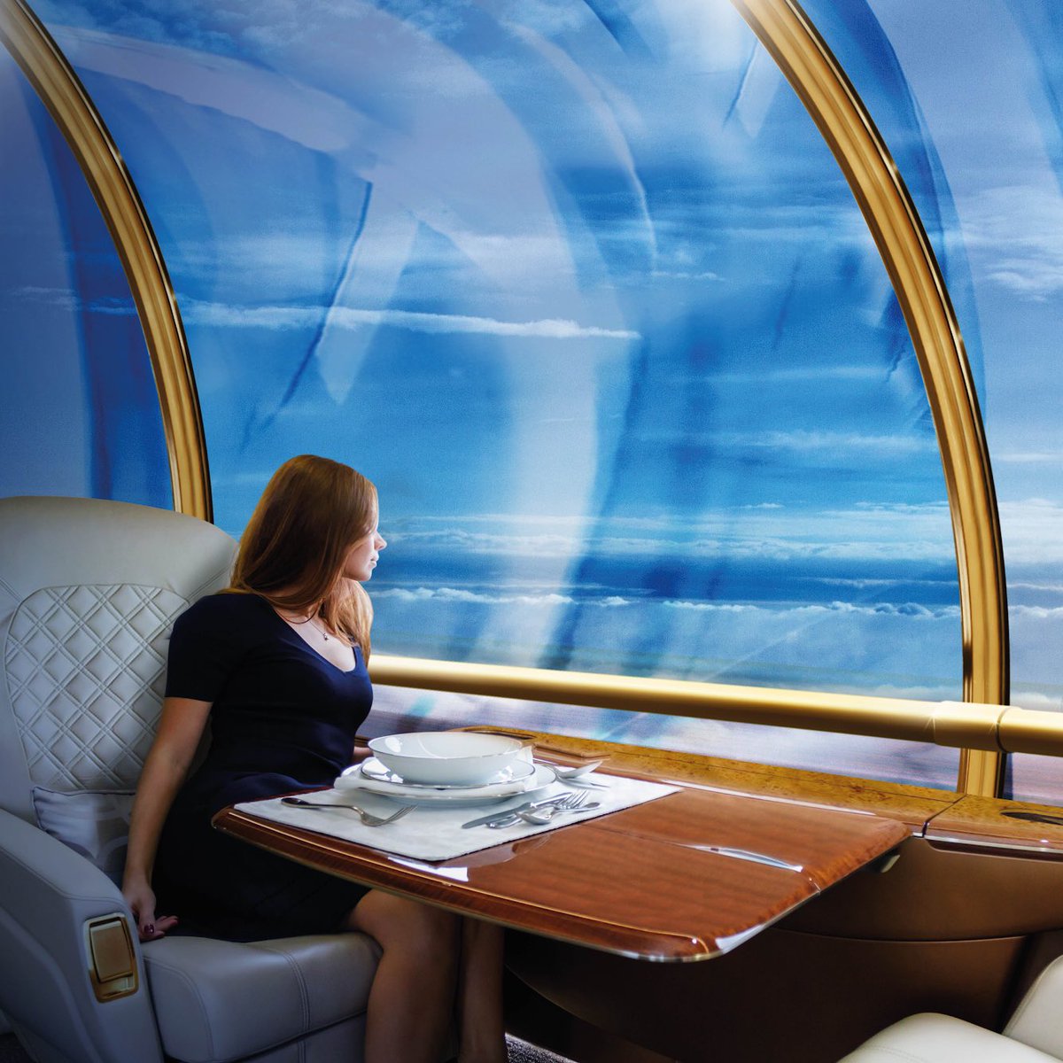 Emirates reveals SkyLounge, the most exclusive Onboard Lounge to be introduced on its Boeing 777X fleet from 2020. A completely transparent lounge with unmatched aerial views and unparalleled luxury, Emirates SkyLounge promises window views like no other.