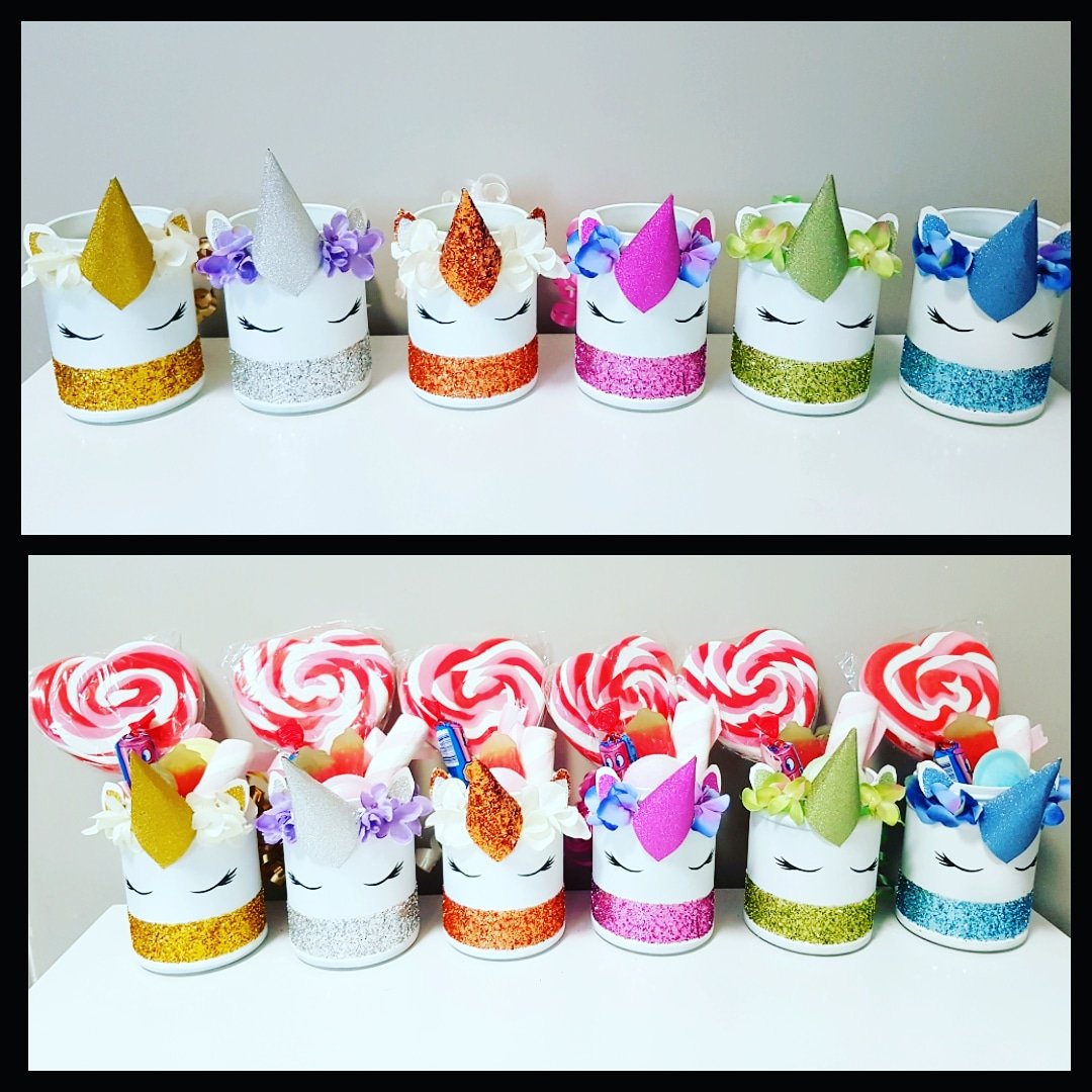 Kids party coming up?! Our latest creation @MadeforthMoment literally went down a treat!😋🍭🎉 Unicorn themed kids party jars! 

NOW available to order...

#kidsparty #Partyjars  #Unicorn #Themedgifts #NEfollowers