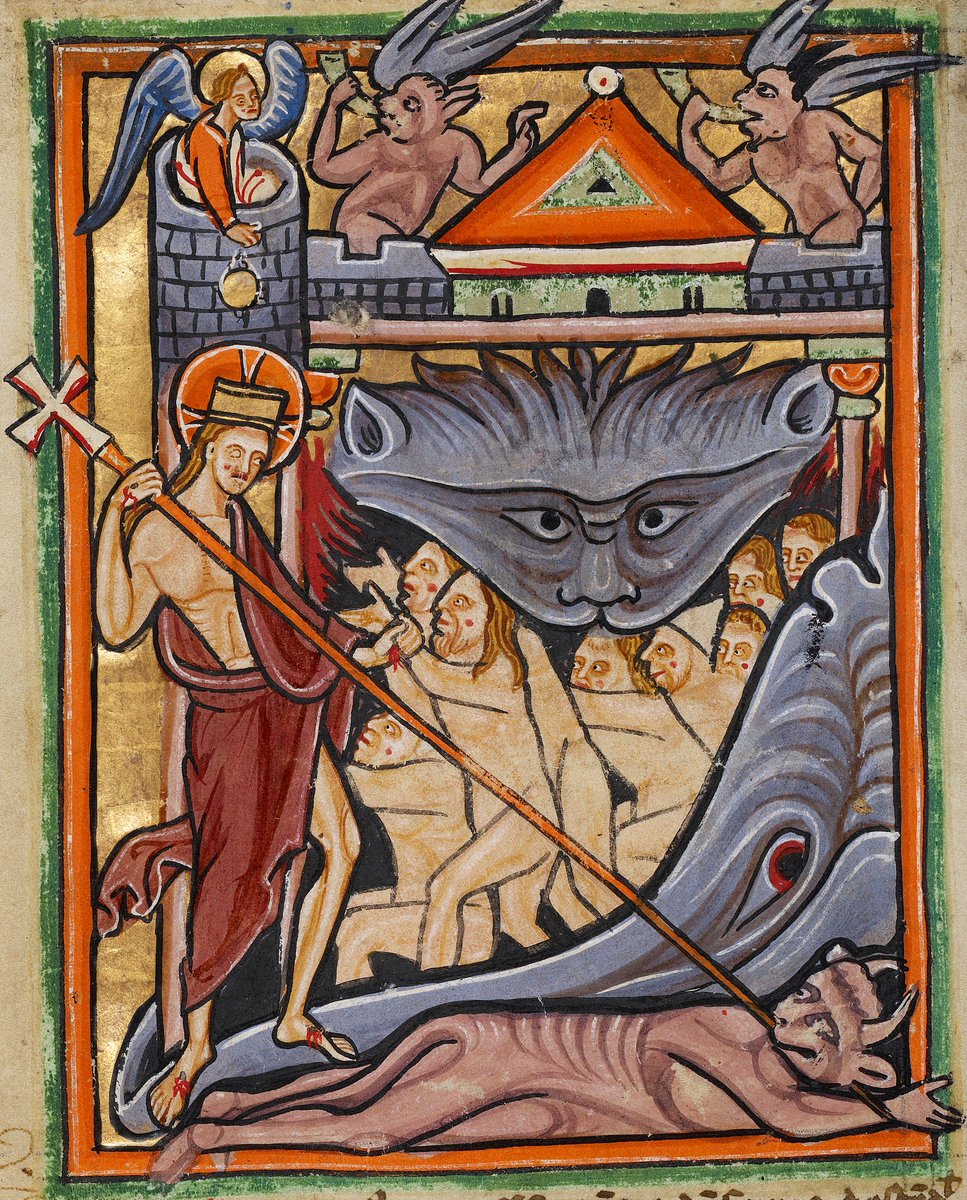 MedievalLatin's tweet photo. Ex peccato autem homo incurrerat non solum mortem corporis, sed etiam descensum ad Inferos.
Et ideo, sicut fuit conveniens eum mori ut nos liberaret a morte, ita conveniens fuit eum descendere ad Inferos ut nos a descensu ad Inferos liberaret.
—Thomas #Aquinas (STIII.52.1.c)#hell https://t.co/DYvnon3zMc