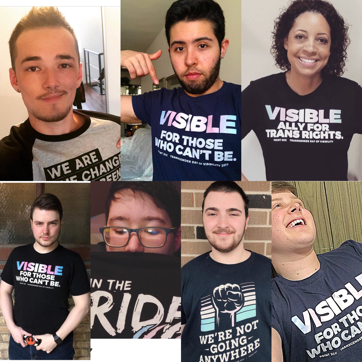 Point5cc's tweet image. Happy Transgender Day Of Visibility!!!! We are loving everyone in their #TDOV tees!! Y’all look so fabulous!!
.
.
#point5cc #tdov2018 #tdov #transisbeautiful #transgender #ftm #mtf #nonbinary #ally #iamenough #selflove