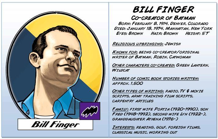 MarkHamill's tweet image. Credit Where Credit's Due: Read how BILL FINGER contributed more to The Batman mythos than Bob Kane himself in "Bill the Boy Wonder: The Secret Co-Creator of Batman" by Marc Tyler Nobleman. There would be no Batman without him! 🦇 #LegacyRestored #ThanksBill