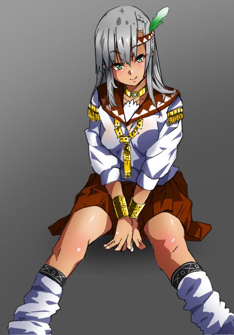 こんなデジモンいた気がする。

【エスニック、装飾品、銀髪(白髪)】のキャラクター
#キャラデザ版深夜の合同お題合宿 