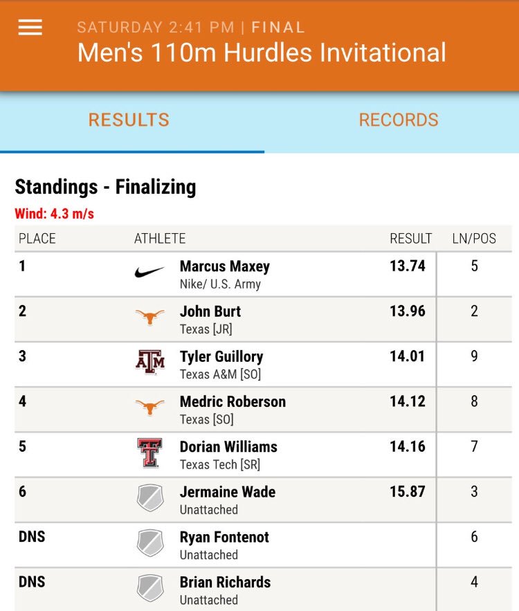 DrewMehringer's tweet image. Wouldn’t miss a full scrimmage. Then pretty much changed uniforms in the bathroom and killed it on the track.
#respect @JohnBurt_1