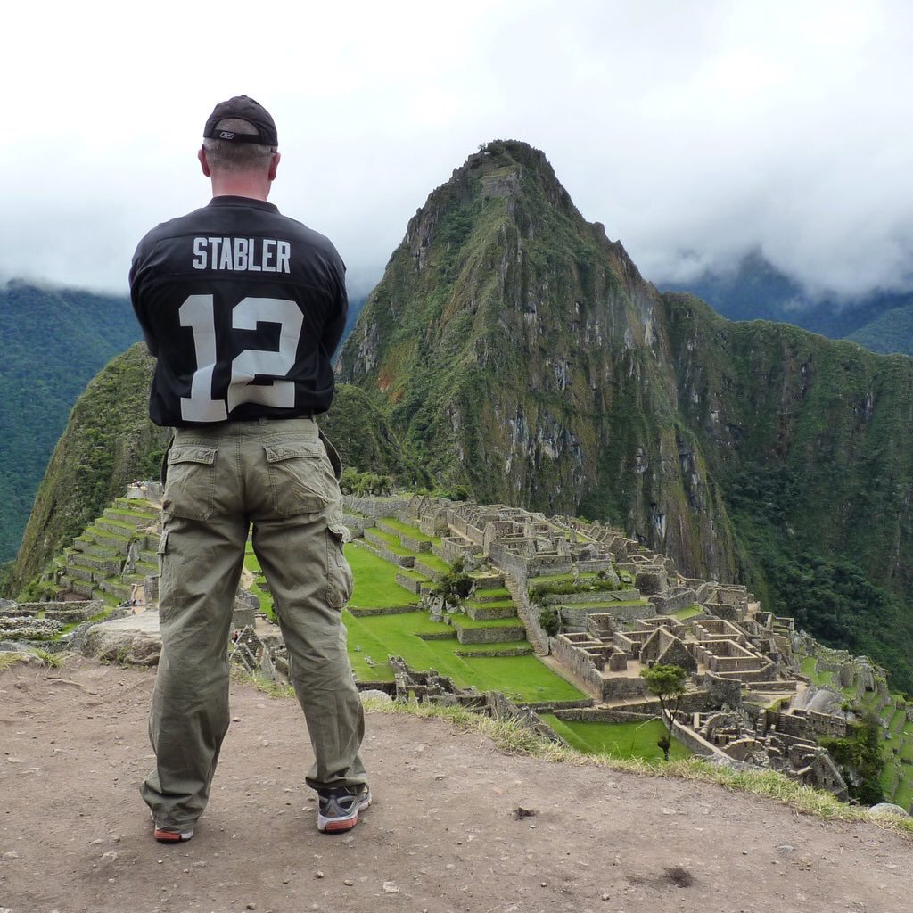 TheKenStabler's tweet photo. Representing Snake all around the world.. 🐍🌎
#machupicchu #peru #KeepingTheSnakeAlive #StablerLegacy https://t.co/OX7qT9yTH4
