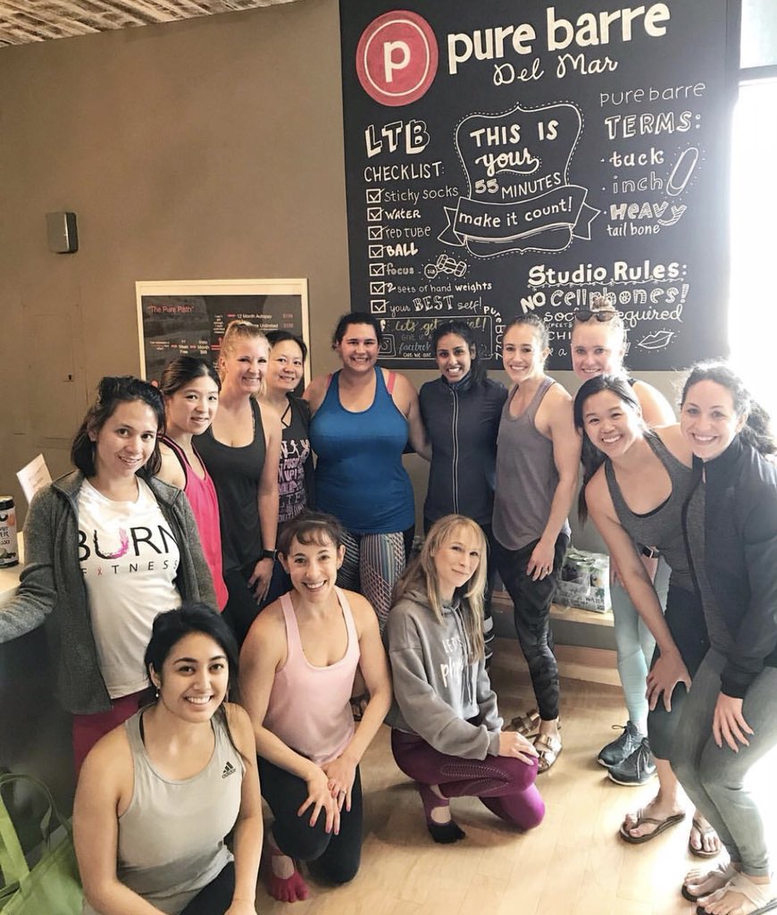 xtianedesalvo's tweet photo. Big thank you to Pure Barre Del Mar & @SweatPink San Diego for the amazing barre class this morning! #SDFitness #SweatPink #SweatPinkSD #FitApproach #PureBarre #FourAthletics #Fitness #FitFam https://t.co/DD2R1BMyy4
