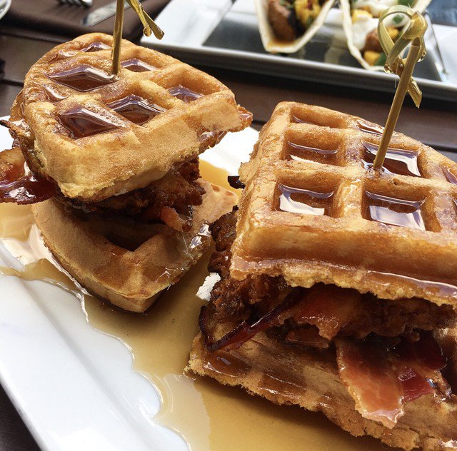 Help us out. Who has the BEST #chickenandwaffles? This one’s from <a href="/smallplates/">Small Plates Detroit</a>, but it’s no longer on their menu. Like and tell them to bring it back! 😍