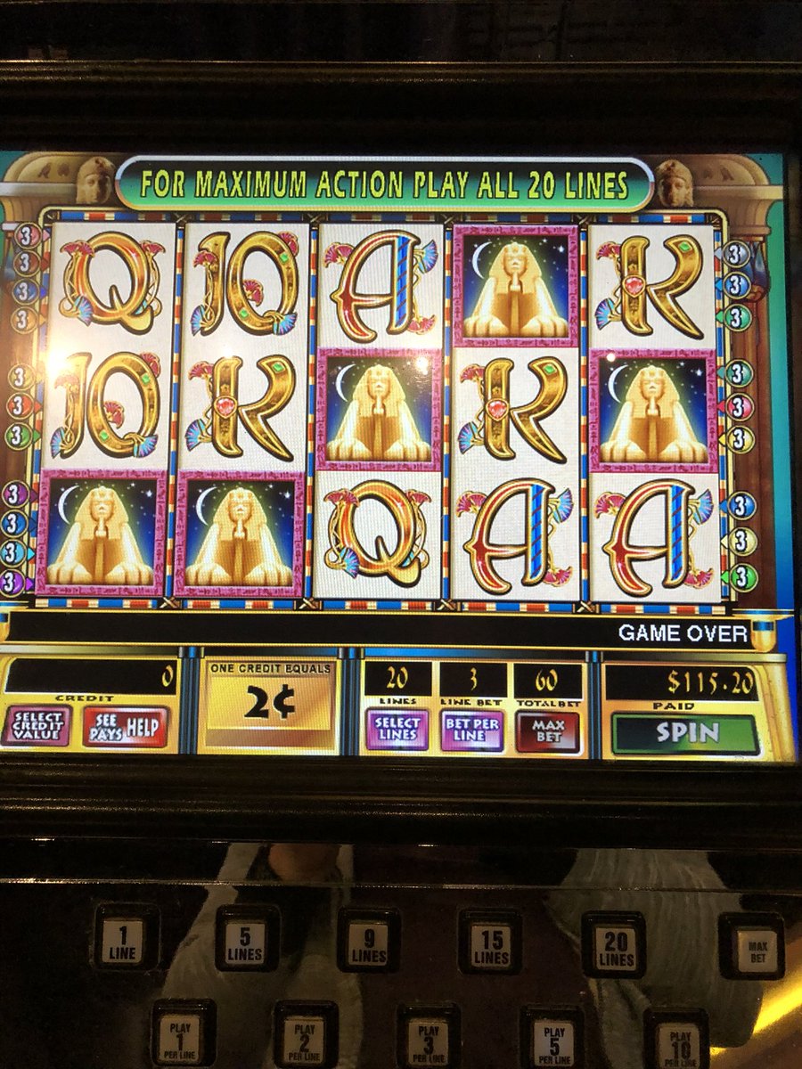 NECasinoMiguel's tweet photo. The Easter Bunny found me at @twinrivercasino today! #jackpot #handpay #cleopatra2 #Casino #winning @NETimeGambling https://t.co/YsMUJymL8L