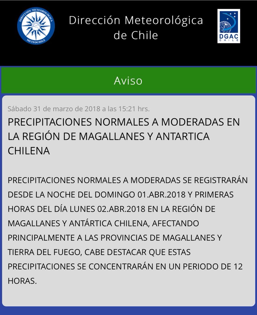 dirección meteorológica