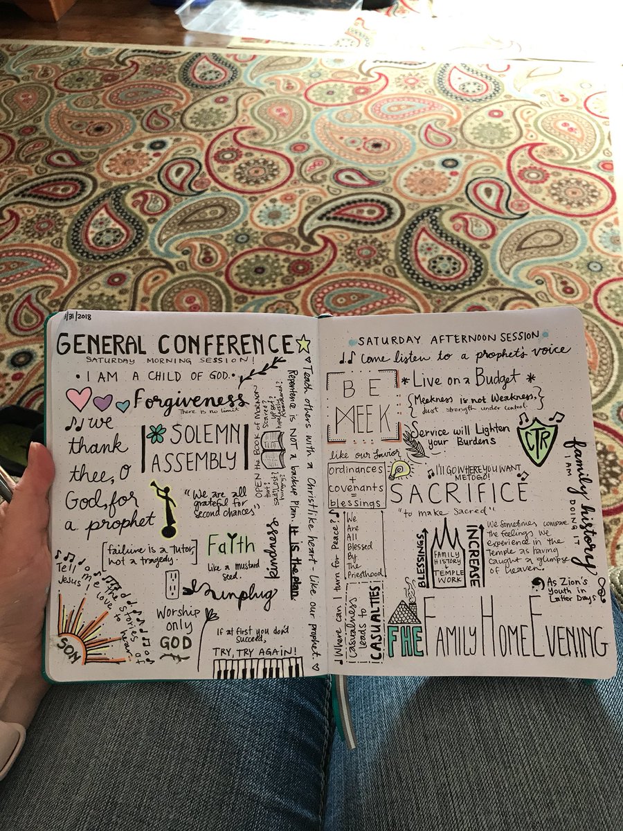 lindsaysknits's tweet photo. #LDSconf notes n’ doodles https://t.co/mMLvmXLZKQ