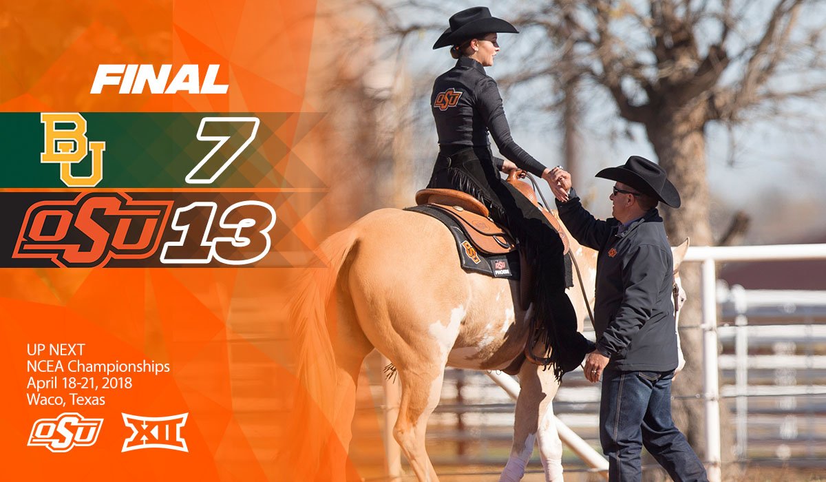 MAKE IT SIX! The Cowgirls defeat the defending Big 12 champs for their sixth Big 12 Championship!🏆🏆🏆🏆🏆🏆 #okstate #TWR #BIG12EQ