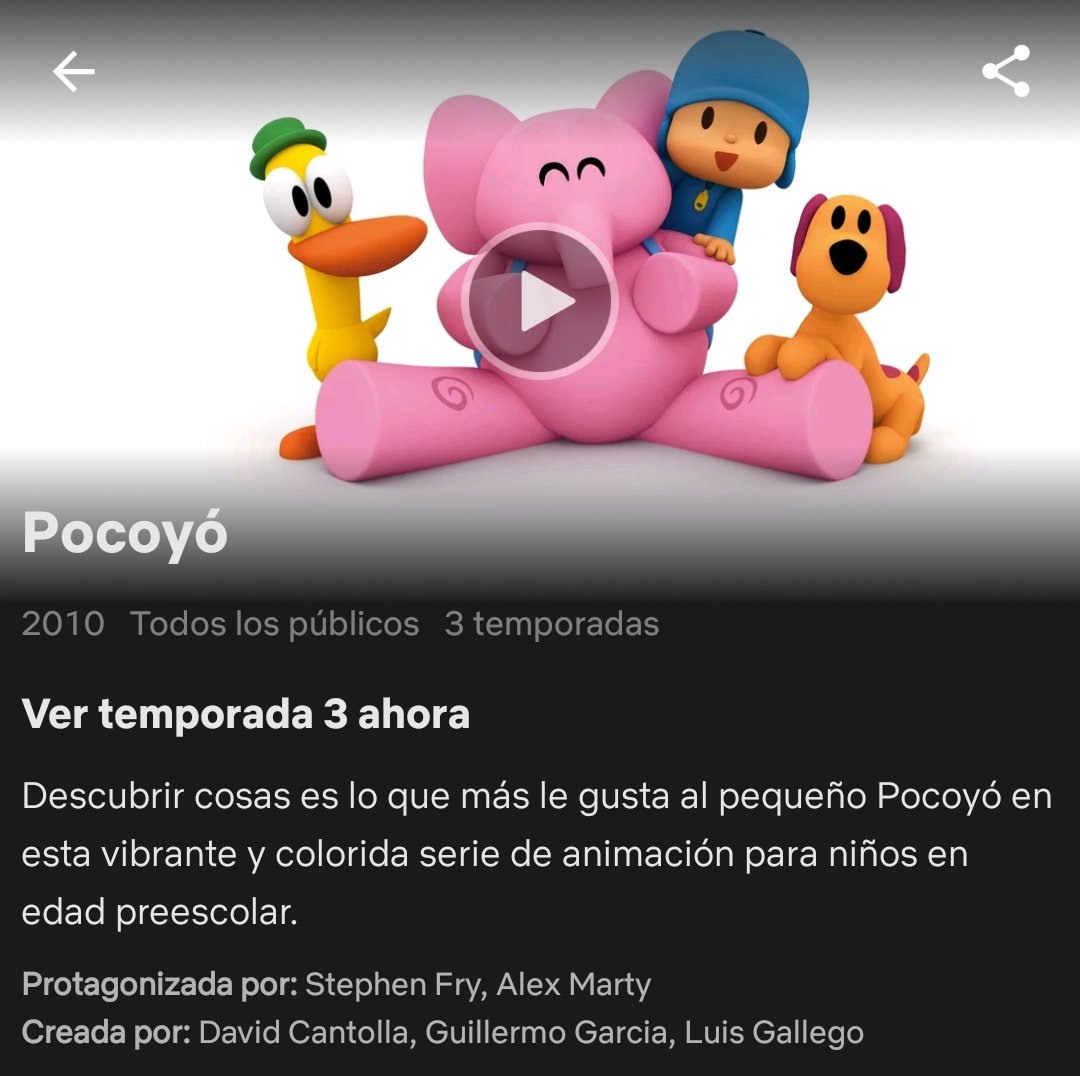 Pocoyo  Netflix