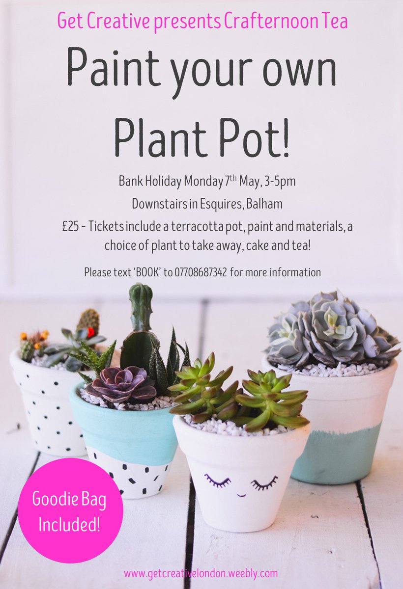 GetCreativeLDN's tweet image. Sign up now for Crafternoon Tea in Balham! #Balham #crafting #artsandcrafts #crafts #BankHolidayMonday