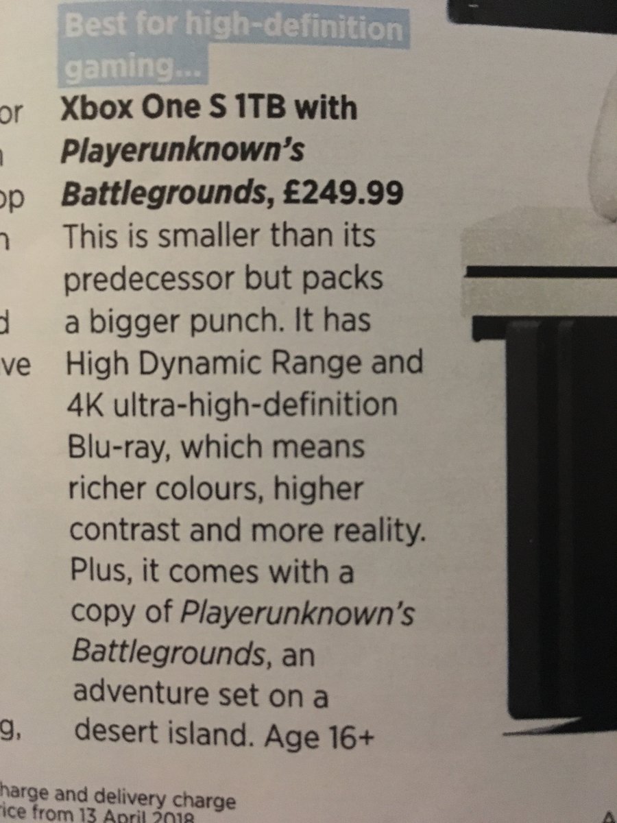 monomemory85's tweet image. Laughing my ass off at this description of @PUBATTLEGROUNDS in an @asda magazine 
#PUBG