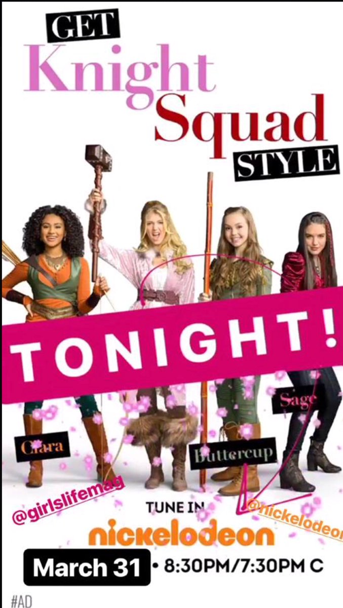 LilimarMum's tweet photo. #KnightSquad Style! #SageStyle TONIGHT ! #AKnightsTail #Sage #GirlsLifeMagazine #Nickelodeon @IamLilimar https://t.co/rL5YKhIRa8