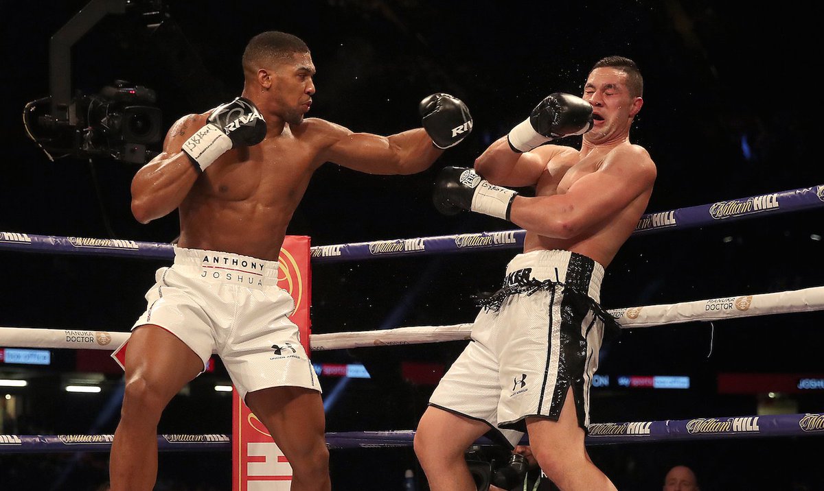FIGHTS: 21
WINS: 21

Anthony Joshua is the IBF, WBA (super), IBO and WBO heavyweight world champion. 👑🇬🇧️