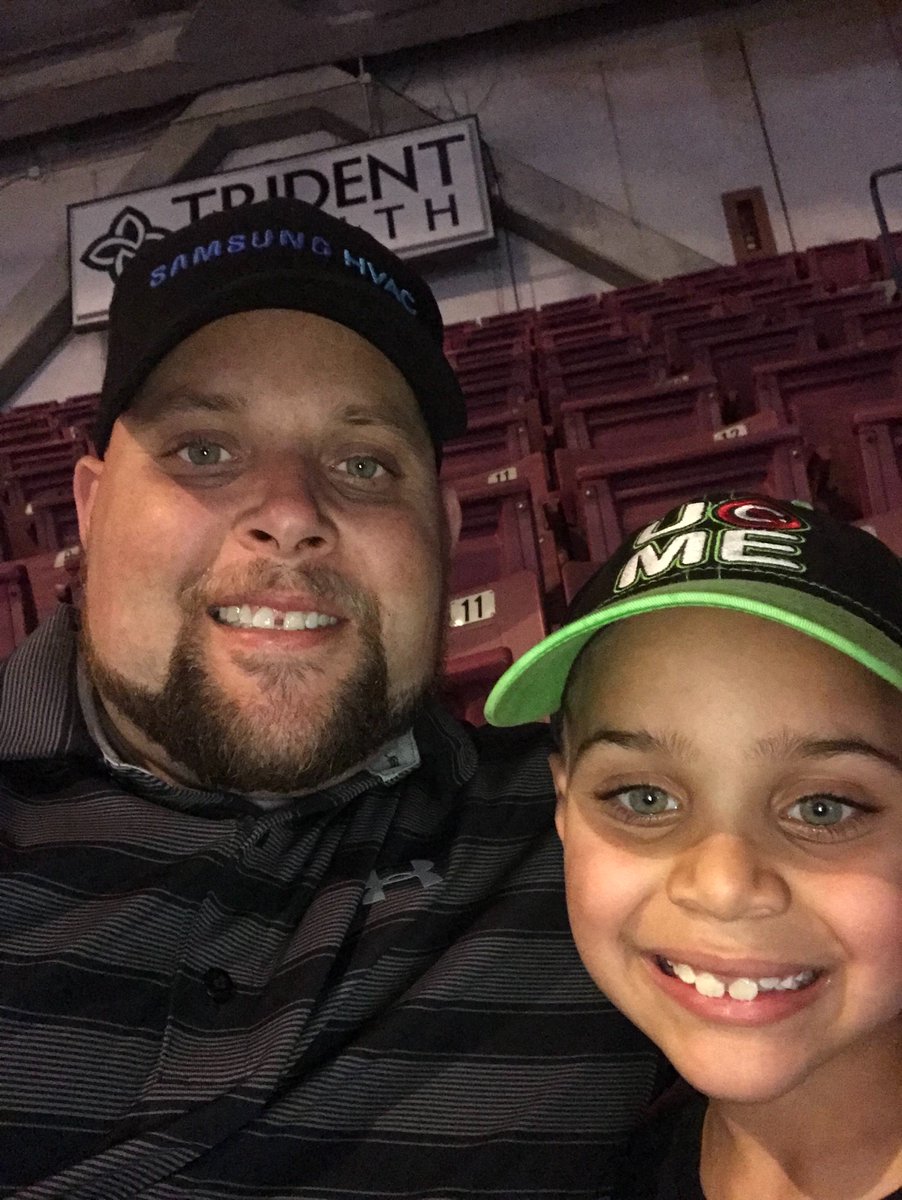 boo_dial's tweet photo. #wwecharleston little mans first WWE Live event https://t.co/Raaj5t6Eny